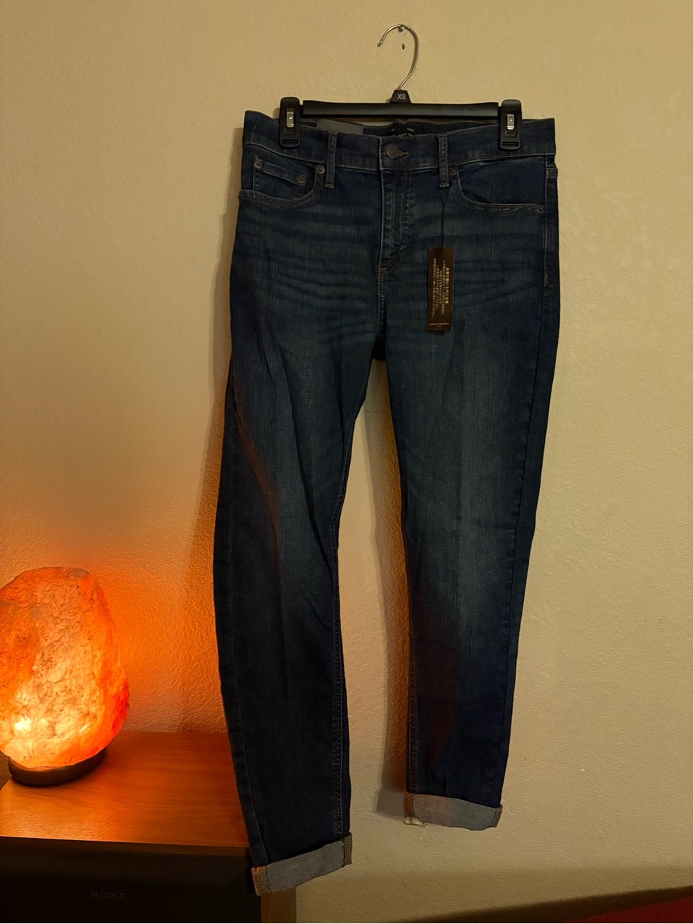 Banana Republic Dark Blue Women's Girlfriend Jeans